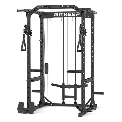 Multigimnasio Power Rack con Poleas Cruzadas 