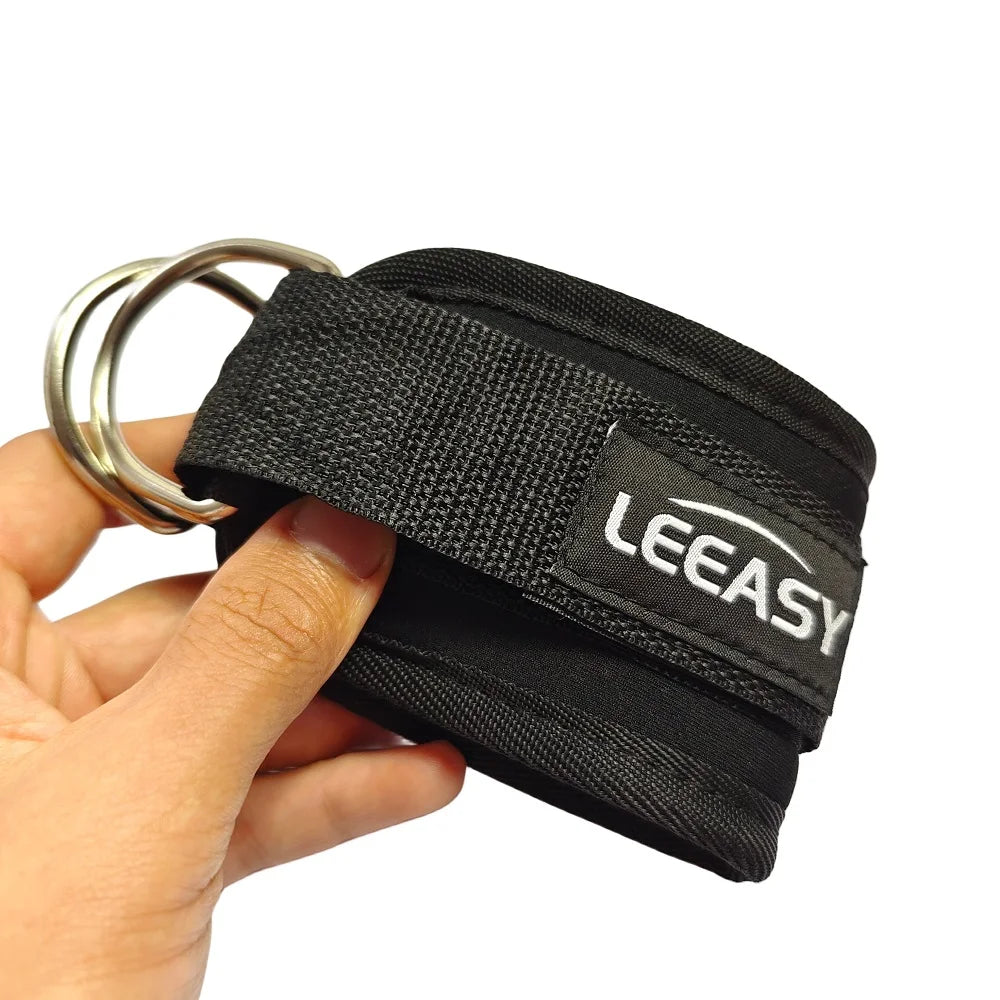 Lifting Straps Gym Ankle Shackles Bodybuilding Deadlift Powerlifting Belt and Sport Cuff Sports Safety Support Training Straps
