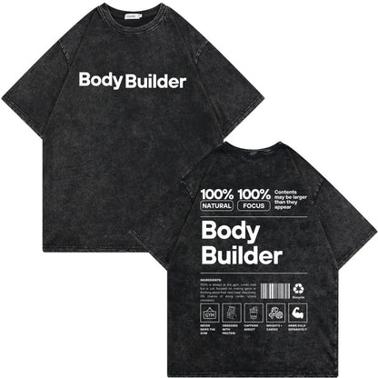Remera Oversize Vintage (Skeleton Pump Cover)