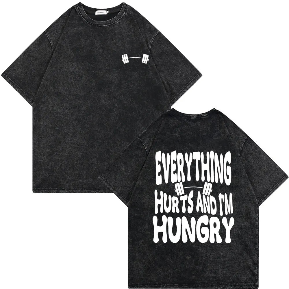 Remera Oversize Vintage (Skeleton Pump Cover)
