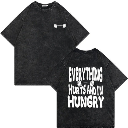 Remera Oversize Vintage (Skeleton Pump Cover)