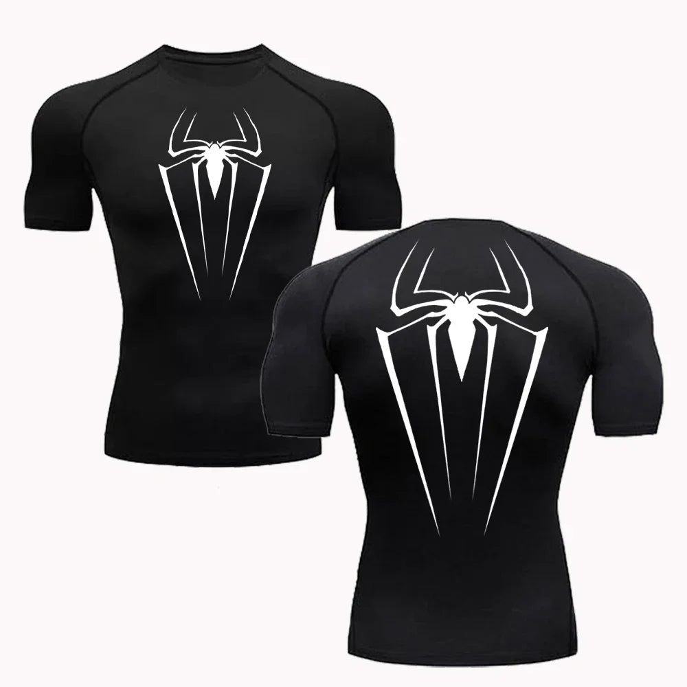 Remera de Compresión Deportiva Quick-Dry (S-3XL)