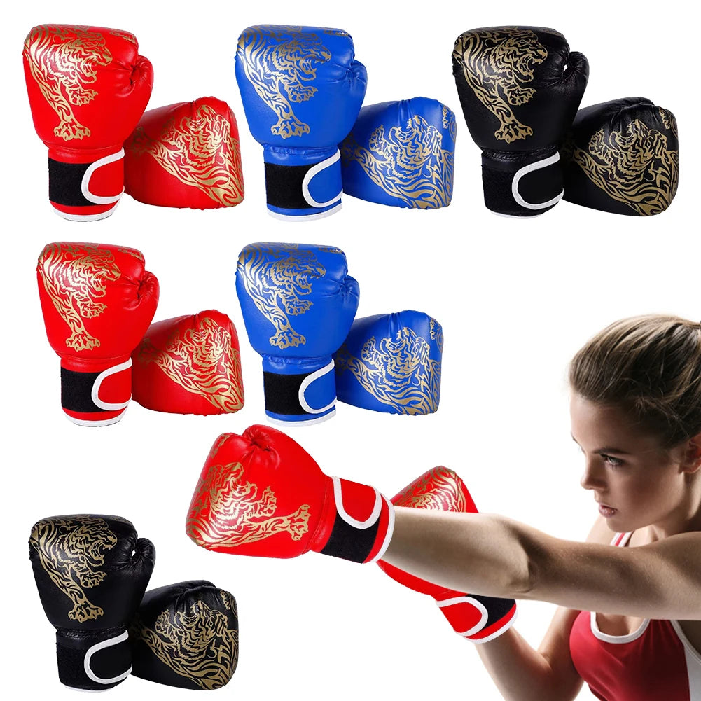 Guantes de Boxeo y Entrenamiento en Cuero PU
