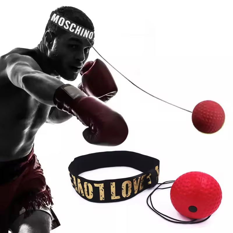 Pelota de Reflejos para Boxeo con Vincha Ajustable