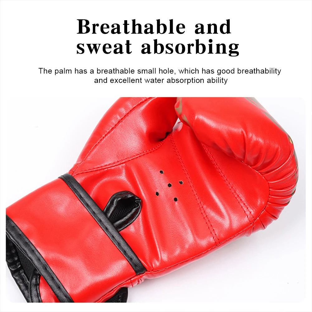 Guantes de Boxeo y Entrenamiento en Cuero PU