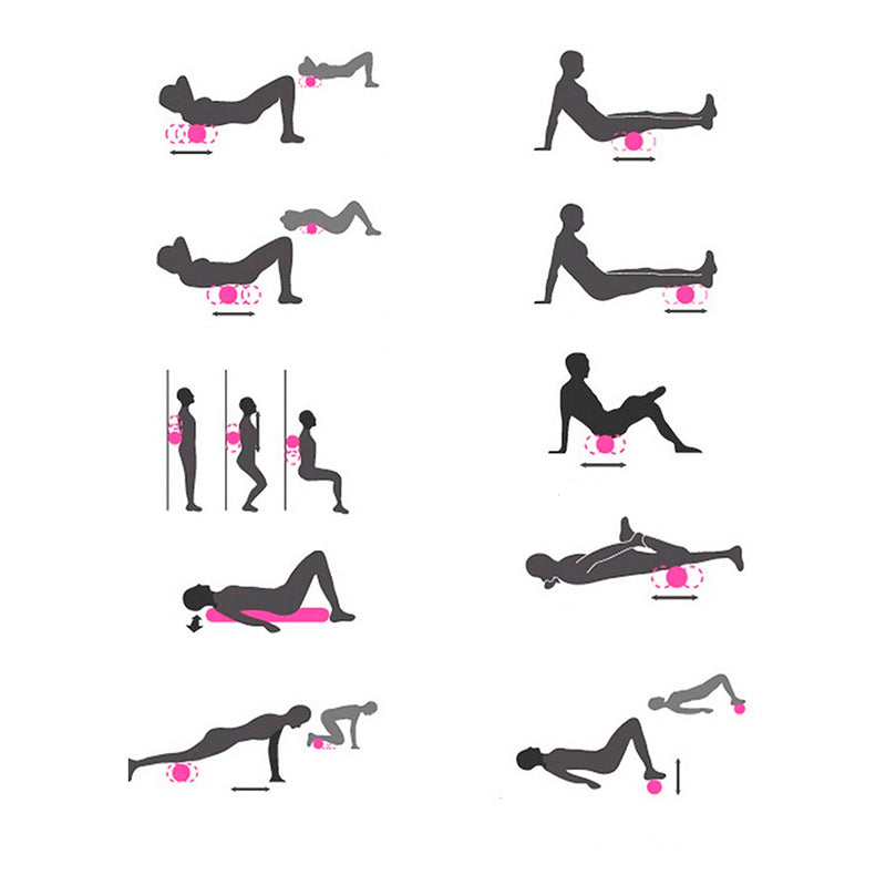 Foam Roller Texturado de Alta Densidad (30cm / 33cm)