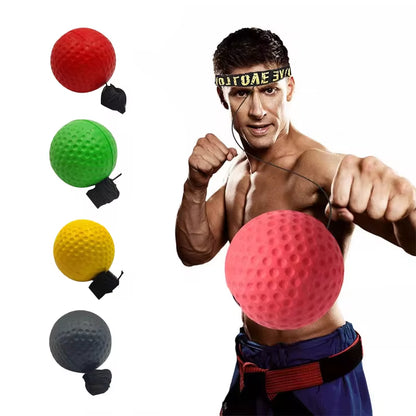 Pelota de Reflejos para Boxeo con Vincha Ajustable