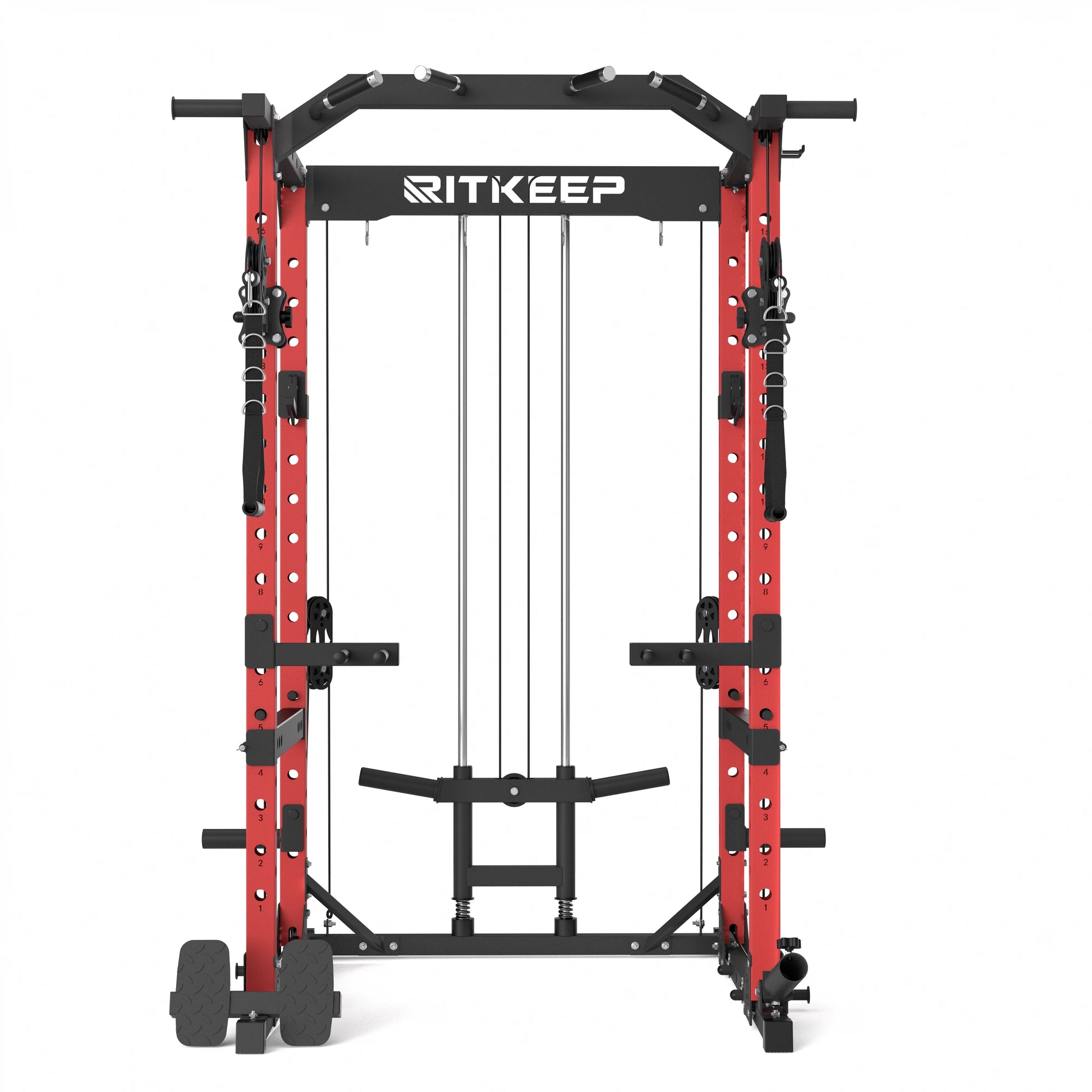 Multigimnasio Power Rack con Poleas Cruzadas 