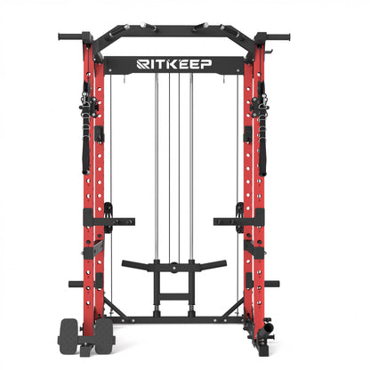 Multigimnasio Power Rack con Poleas Cruzadas 