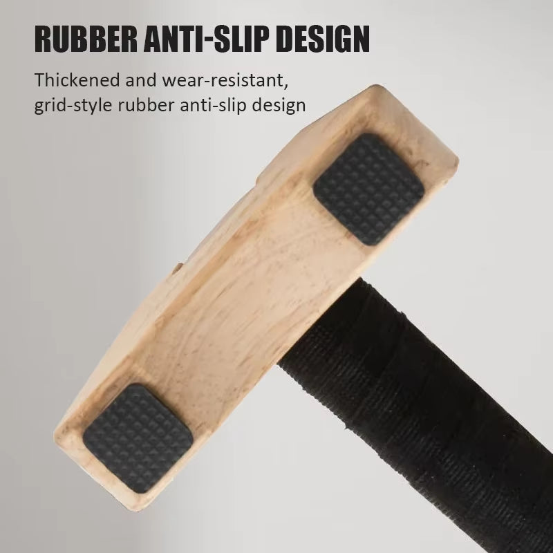 Wooden Push-Up Stand Non-Slippush up Bar Handles Fitness Pushup Board Calisthenics Parallettes Bar Exercise Equipment for Home