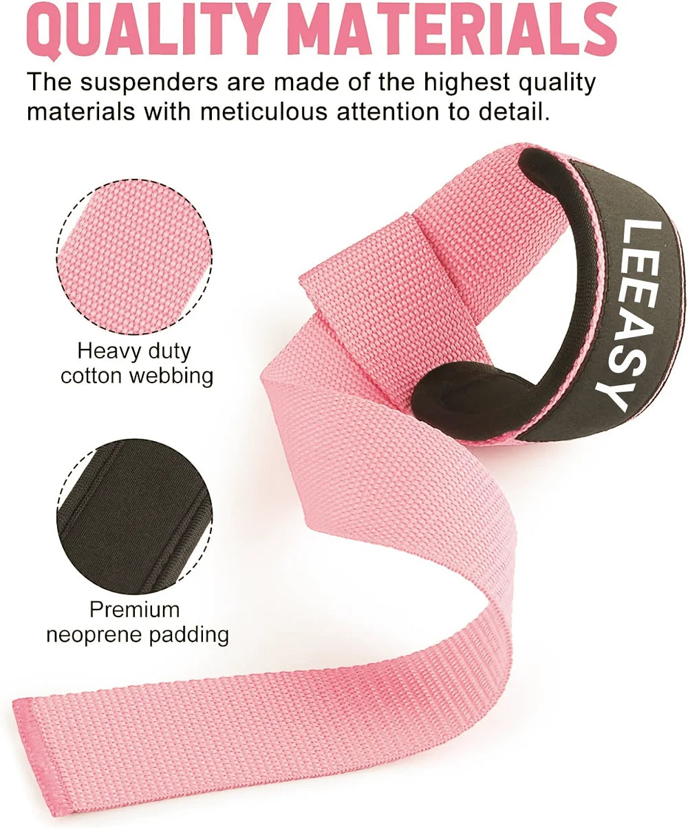 Lifting Straps Gym Ankle Shackles Bodybuilding Deadlift Powerlifting Belt and Sport Cuff Sports Safety Support Training Straps