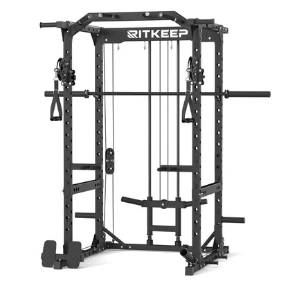 Multigimnasio Power Rack con Poleas Cruzadas 