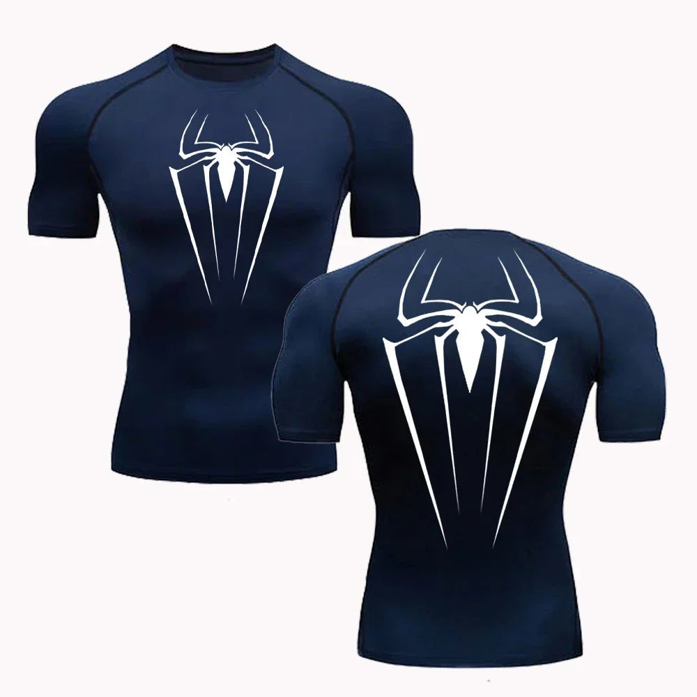 Remera de Compresión Deportiva Quick-Dry (S-3XL)
