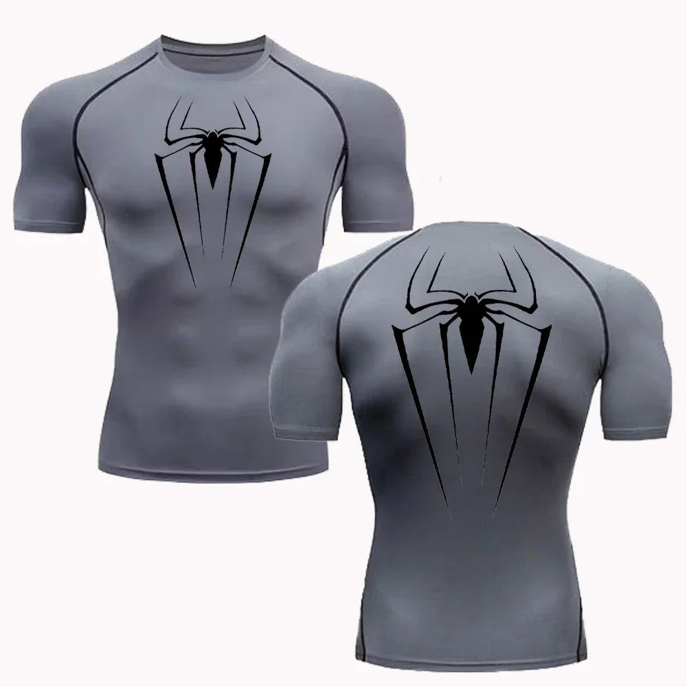 Remera de Compresión Deportiva Quick-Dry (S-3XL)